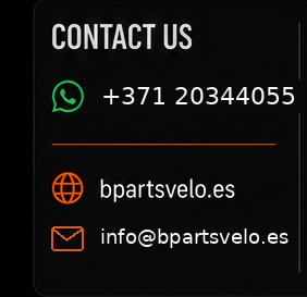 Контакты B.PARTS Рига — WhatsApp, сайт и email для заказа ремонта велосипеда